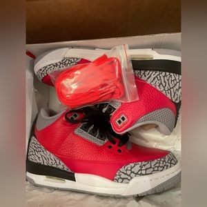 Air Jordan 3 Red Cement.  Brand new.   Never worn.